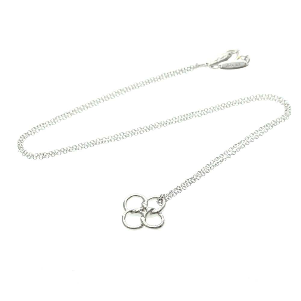 Tiffany & Co. Elsa Peretti Quadrifoglio Pendant Platinum